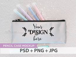 Download Pencil Case Mockup Pastels Zipper Bag Mock Up Silver Pencil Etsy Bag Mockup Zipper Bags Pencil Case