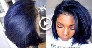 Black And Blue Weave Hairstyles Pin On Quick Weave Hairstyles