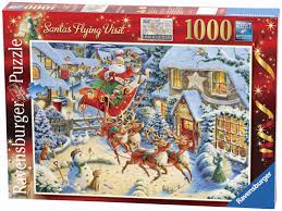 Order stock items before 2pm for same day dispatch. Ravensburger 2010 Christmas Puzzle Santa S Flying Visit Puzzle 1000 Piece Buy Online In Bahamas At Bahamas Desertcart Com Productid 92387982