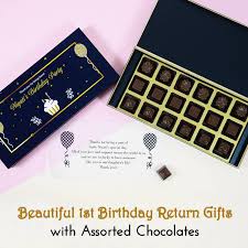 Great savings & free delivery / collection on many items. First Birthday Return Gifts Chococraft