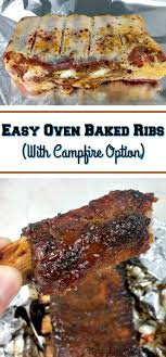 Put your wood chips and chunks in a foil envelope. Easy Oven Baked Ribs With Campfire Option Reuse Grow Enjoy