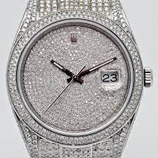 Rolex datejust 2 41mm stainless steel watch 2100 diamonds iced out 16 carats priced at 20000 buy from rolex day date ii 2 president 41mm watch rose gold 33 carat diamonds iced out asaar. Datejust 41 Stahl Iced Out 126300 Rolex