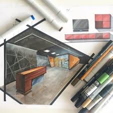 Schnelle Sketch Rezeption Sketch Ist Ein Idealer Ic Mekan Modelleme Mimari Cizimler Ic Mekanlar