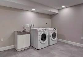 This basement laundry room is fun to be in as well as functional. Basement Laundry Room Ideas Design Guide Designing Idea
