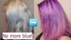It's not permanent and it's. Dying Pink Over Blue Hair Purple And Pink Hair No Bleaching Youtube