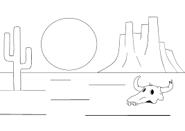 How to draw sunrise secenery \ sunrise scenery drawing \ landscape step by step. Desert Coloring Pages Best Coloring Pages For Kids