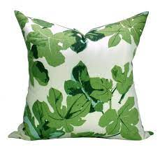 See more ideas about home, fig leaves, home decor. Peter Dunham Textiles Fig Leaf Green And Ivory Pillow Cover