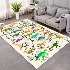 Abc Dinosaur Rug Colorful Rugs Dinosaur Rug Living Room Carpet