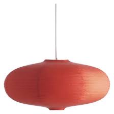 Shiro Orange Paper Easy To Fit Ceiling Shade Painting Lamp Shades Creative Lamp Shades Ceiling Light Shades