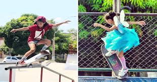 Maybe you would like to learn more about one of these? Garota Brasileira Viraliza Ao Fazer Manobras Incriveis Com O Skate Vestida De Fada Maisvibes