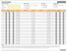 Reflecting contractor needs and reducing inventory costs, these panels and accessories are proving worthwhile for contractors tapped into the renovation market. Electrical Panel Schedule Template Fill Out Printable Pdf Forms Online