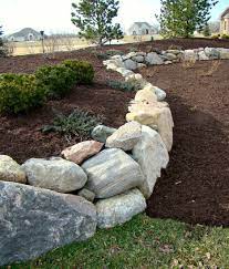 Granite Boulders Indianapolis Decorative Rock Mccarty Landscaping With Boulders Landscaping With Rocks River Rock Landscaping