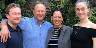 Her father wished her on her 20th birthday in 2019. Kamala Harris On Her Stepchildren Meet Cole And Ella Emhoff