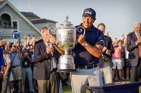 May 23, 2021 · phil mickelson captured his sixth major and by far the most surprising on sunday at the pga championship, becoming, at the age of 50, the oldest winner in major championship history. Phil Mickelson Wins 2021 Pga Championship In Improbable Fashion