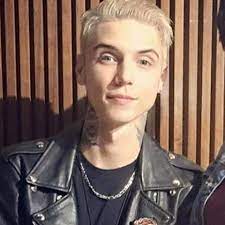 Andy six emo layered hair style. Andy Black Or Andy White The Blonde Is Starting To Grow On Me Andy Black Black Veil Brides Andy Andy Biersack