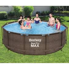 Piscine Power Steel Pro Max Tubulaire Ronde 366x100cm Bestway