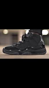 Black And White 11s Release Date All Black Jordan 11 S Sneakers Fashion Sneakers Men Fashion Shoes Sneakers Jordans