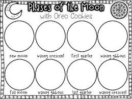 Free Phases Of The Moon With Oreo Cookies Elementary Science First Grade Science Moon Activities