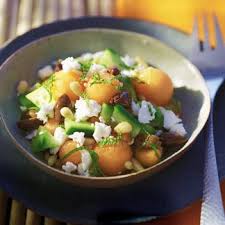 Recette Salade De Concombre Melon Et Feta Recette Salade Concombre Recette Salade Recette Salade Concombre