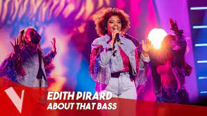 The voice belgique 6 : Meghan Trainor About That Bass Edith Pirard Lives The Voice Belgique Saison 9 Youtube