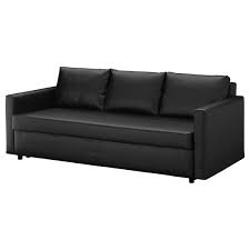 98 cm total depth folded out: Friheten Three Seat Sofa Bed Bomstad Black Ikea
