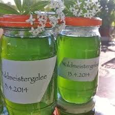Waldmeistergelee Gelee Waldmeister Sirup Rezept Marmeladenrezepte