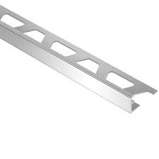 Schluter Schiene 1 4in Aluminum 8ft 2 1 2in Tile Edging Trim Floor Decor Aluminum Tile Work Trim
