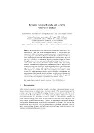 These features prevent access tailgating and piggybacking. Pdf Towards Combined Safety And Security Constraints Analysis