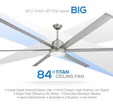 Editor's choice minka aire f518l. Troposair Titan Brushed Nickel Large Industrial Ceiling Fan With 84 Extruded Aluminum Blades Integrated Ceiling Fan Industrial Ceiling Fan Large Ceiling Fans