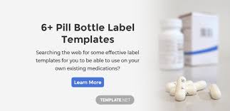 You can simply insert visuals, images, diagrams or desired shapes. 6 Pill Bottle Label Templates Word Apple Pages Google Docs Free Premium Templates