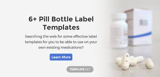 This sizing guide will allow you to play around with a. 6 Pill Bottle Label Templates Word Apple Pages Google Docs Free Premium Templates