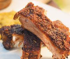Succulent fall apart oven pork ribs rubbed with spices, slow cooked until tender and slathered with homemade barbecue sauce! Dry Rub Pork Ribs Recipe House Home