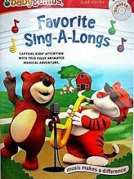 Baby Genius Favorite Sing A Longs New Dvd Cd Set Childrens Music Rhymes 859395001648 Ebay
