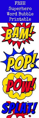 See more ideas about superhero, superhero cutouts, superhero party. Free Superhero Word Bubble Printable