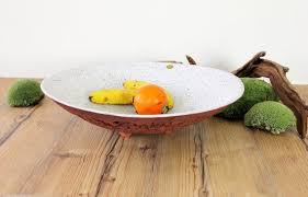 Grosse Obstschale Schale Design Keramik Schale Crease Large Fruit Bowl Ceramic Bowls Fruit Bowl