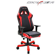 Dxracer Oh Sk00 Nr High Back Gaming Chair Leather Style Vinyl Black Red Gaming Chair Chair Game Room Chairs