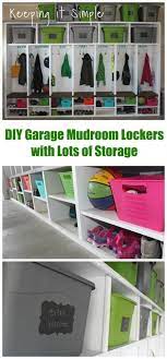 Price and other details may vary based on size and color. Diy Garage Mudroom Lockers With Lots Of Storage Keeping It Simple