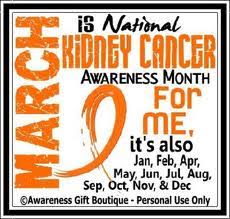 But in kidney cancer, signs and symptoms usually don't occur until cancer is more advanced and unfortunately, we still don't have early screening technology for kidney cancer. March Kidney Cancer Awareness Month Maryo Medical