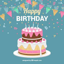 Birthday Cake Pictures Free Download Birthday Cake Background With Garland For Free Happy Birthday Cakes Birthday Wishes And Images Happy Birthday Pictures