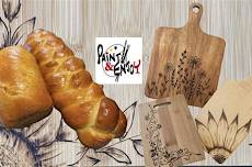 Bread Making and Wood Burned Serving Board