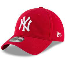 Men S New Era Red New York Yankees Core Classic Secondary 9twenty Adjustable Hat Yankees Hat Adjustable Hat New York Yankees