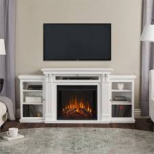 It's a durable product that weighs enough to require 2 adults to electric fireplace tv stands are very important additions to your home. Real Flame Calie Tv Stand With Electric Fireplace In White 7720e W