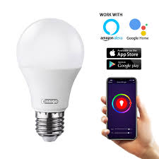 Onaigo White And Color Ambiance A19 65w Equivalent Dimmable Wi Fi App Controlled Smart Led Light Bulb Onaigo Smart Life