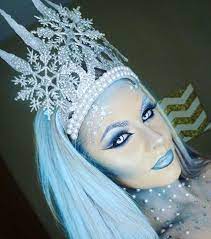 Awesome homemade snow queen costume. Jadedeacon On Instagram Another Ice Queen Picture Icequeen Crown Ice Queen Costume Queen Costume Ice Queen Makeup