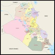It includes country boundaries, major cities, major mountains in shaded relief, ocean depth in blue color gradient, along with many other features. Iraq Maps Facts World Atlas