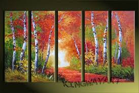 Split Canvas Acrylic Painting Painting Multiple Canvas Paintings Modern Painting
