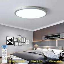 Jul 21, 2021 · 15 in. W Lite Dllt 35w Modern Dimmable Led Flush Mount Ceiling Light Fixture With Remote 15 Inch Round Close To Ceiling Lights For Living