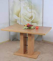 Robuste & pflegeleichte melaminoberflächen in holzoptik zeichen diesen tisch aus. Madera Saulentisch Buche Natur 110 X 70 Cm Esstisch