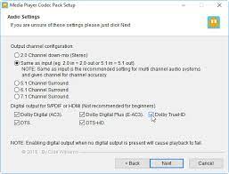 Any player compatible with directshow. Media Player Codec Pack For Microsoft Windows