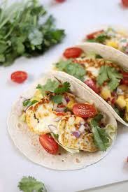 Maybe you would like to learn more about one of these? Grilled Halloumi Tacos With Mango Salsa Amuse Your Bouche Sommarmat Vegetariska Tacos Vardagsmat